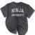 Silly Graduate NINJA UNIVERSITY Stay Away From Me Introvert Mineral Wash Tshirts Mineral Black