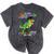 So Long Kindergarten Graduation Class 2025 Dinosaur Kids Mineral Wash Tshirts Mineral Black