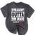 Straight Outta 2nd Grade Class Of 2028 Shirt Graduation Mineral Wash Tshirts Mineral Black