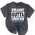 Straight Outta Junior High School Graduation Class Of 2022 Mineral Wash Tshirts Mineral Black