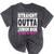 Straight Outta Junior High School Graduation Mineral Wash Tshirts Mineral Black
