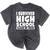 I Survived High School Class Of 2018 Graduation Mineral Wash Tshirts Mineral Black