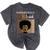 Unapologetically MHA-Ish Student Graduation Afro Mineral Wash Tshirts Mineral Black