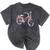 Vintage Bicycle With Playing Cards Nostalgia Mineral Wash Tshirts Mineral Black