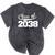 Women's Class Of 2038 Kid Adult Future Year Kindergarten Graduation Mineral Wash Tshirts Mineral Black