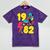 1982 Retro Raised In The 80s Old School Nostalgia Vibes Mineral Wash Tshirts Mineral Purple