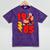 1985 Retro Roller Skate Vintage 80s Nostalgia Collector Mineral Wash Tshirts Mineral Purple