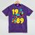 1989 Retro Raised In The 80s Old School Nostalgia Vibes Mineral Wash Tshirts Mineral Purple