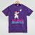 1st Grade Graduation Dabbing Unicorn Lover T-Shirt Kids Mineral Wash Tshirts Mineral Purple