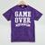 2018 Game Over College High School Graduation Senior Shirt Mineral Wash Tshirts Mineral Purple