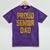 2018 Senior Dad High School Graduation Party SEN18R T Shirt Mineral Wash Tshirts Mineral Purple