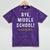 2019 Middle School Graduation Junior High Student Shirt Mineral Wash Tshirts Mineral Purple