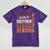 2026 Football Senior Brother Graduation Matching Family Mineral Wash Tshirts Mineral Purple