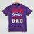 2026 Senior Band Dad Class Of 2026 Band Parent Graduation Mineral Wash Tshirts Mineral Purple