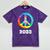 2033 Graduation Class Year Tie Dye Peace Sign Mineral Wash Tshirts Mineral Purple