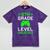 5th Grade Level Unlocked Back To School Gamer Graduation Mineral Wash Tshirts Mineral Purple