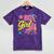 80's Girl Roller Skates Skating Eighties 1980s Nostalgia Mineral Wash Tshirts Mineral Purple