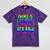 80's Girls Just Wanna Have Fun Nostalgia 1980s Style Premium Tri-Blend Mineral Wash Tshirts Mineral Purple