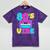 80's Vibe Retro Style Cassette Tape Nostalgia 1980s Party Mineral Wash Tshirts Mineral Purple