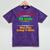 8th Grade Graduation Boys Girls Grad Education Mineral Wash Tshirts Mineral Purple