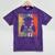 8th Grade Level Complete Gamer Class Of 2024 Graduation Mineral Wash Tshirts Mineral Purple