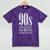 The 90s I'd Go Back For Five Minutes Nostalgia Quote Mineral Wash Tshirts Mineral Purple