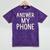 Answer My Phone I Introvert Mineral Wash Tshirts Mineral Purple Answer My Phone I Introvert Mineral Wash Tshirts Mineral Purple