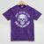 Anti Social Club Official Member Introvert Crest Mineral Wash Tshirts Mineral Purple