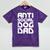Anti-Social Dog Dad Quote For Anti Social Introvert Persons Mineral Wash Tshirts Mineral Purple