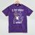 Antisocial Introvert Cat Coffee Sarcastic Attitudes Graphic Mineral Wash Tshirts Mineral Purple