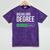 Bachelors Degree Loading College Student Graduation Mineral Wash Tshirts Mineral Purple
