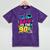 Back To The 90s Nostalgia Cassette Game Console Boombox Mineral Wash Tshirts Mineral Purple