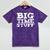 Big Time Stuff Huge Large Graduation Party Saying Mineral Wash Tshirts Mineral Purple