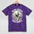 More Books Less People Introvert Skeleton Reading Mineral Wash Tshirts Mineral Purple
