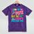 Born In The 90's But The 2000's Raised Me Y2K Nostalgia Mineral Wash Tshirts Mineral Purple