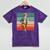 Boy Goose Vintage Rural Pastoral Charm Nostalgia Simple Life Mineral Wash Tshirts Mineral Purple
