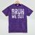 BRUH WE OUT GRADUATE Happy Graduation Student Retro Vintage Mineral Wash Tshirts Mineral Purple
