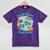 Cartoon Sarcasm Anti-Social Nihilism Introvert Fish Mineral Wash Tshirts Mineral Purple