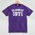 Class Of 1971 71 School Tee Shirt Graduation Class Party Mineral Wash Tshirts Mineral Purple