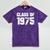 Class Of 1975 Highschool College Graduation Reunion T- Mineral Wash Tshirts Mineral Purple