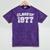 Class Of 1977 77 School Tee Shirt Graduation Class Party Mineral Wash Tshirts Mineral Purple