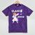 Class Of 2018 Graduation Him Her Unicorn Dabbing Shirt Mineral Wash Tshirts Mineral Purple