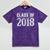 Class Of 2018 Senior Graduation Year Idea s T-Shirt Mineral Wash Tshirts Mineral Purple
