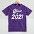 Class Of 2021 Graduation School Spirit Her Senior Class Mineral Wash Tshirts Mineral Purple