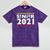 Class Of 2021 Senior Year 90's TV Style Graduation For Grad Mineral Wash Tshirts Mineral Purple