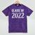 Class Of 2022 Graduation Year Senior Class Mineral Wash Tshirts Mineral Purple