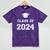 Class Of 2024 Graduation Mineral Wash Tshirts Mineral Purple