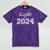 Class Of 2024 Shirt Senior 2024 Graduation Her Women Mineral Wash Tshirts Mineral Purple