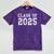 Class Of 2025 5th Grade Promotion Shirt Graduation Mineral Wash Tshirts Mineral Purple