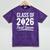 Class Of 2026 Final Season Senior 2026 Football Graduation Mineral Wash Tshirts Mineral Purple